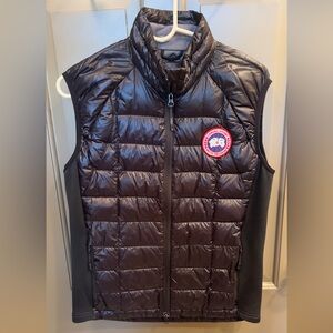 Canada Goose black down insulated vest, sz M